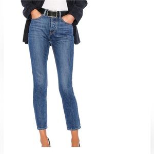 GRLFRND Blue Ankle Jeans